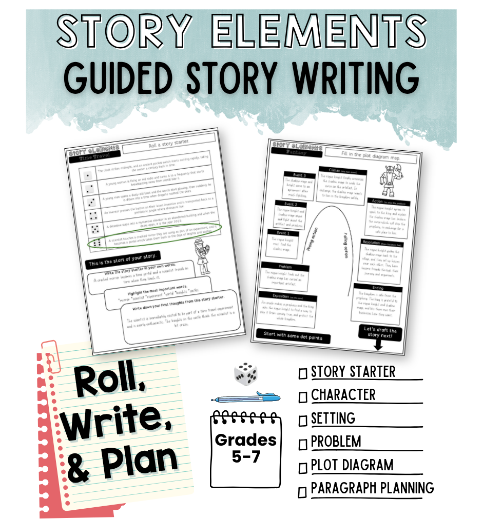 Unlock Story Success: Narrative Writing for Students in Grade 5-7